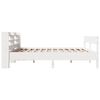 vidaXL Bed Frame without Mattress White 180x200 cm Super King Solid Wood Pine