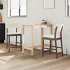 vidaXL Dining Chairs 2 pcs Light Brown 48 x 49 x 95 cm