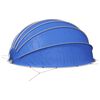 vidaXL Pool Dome Folding Manual Blue 592 x 590 x 275 cm