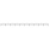 vidaXL Garden Fence with Spear Top Steel 1781.5x100 cm Black
