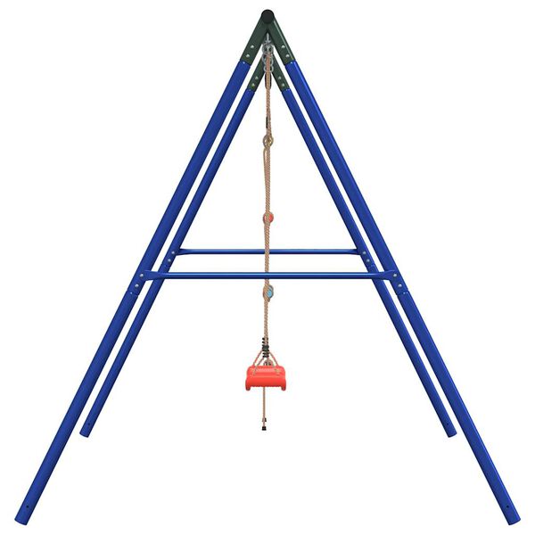 vidaXL Outdoor Swing Set with Swing and Ladder
