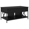 vidaXL Coffee Table Black Oak 100 x 55 x 48.5 cm Engineered Wood