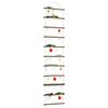vidaXL Wall Decoration Ladder-Shaped 50x200 cm Natural Branch