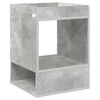 vidaXL End Table 2 pcs Concrete Grey 40 x 40 x 56 cm Engineered Wood