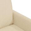 vidaXL Dining Chairs 2 pcs Cream 57 x 67 x 98 cm Fabric