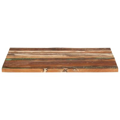 vidaXL Table Top 80x70x(2.5-2.7) cm Solid Wood Reclaimed