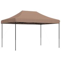 vidaXL Foldable Party Tent Pop-Up Brown 410x279x315 cm