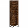 vidaXL Bookcase Smoked Oak 50x31x169 cm Engineered Wood