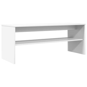 vidaXL TV Cabinet 100 x 35 x 40 cm White Engineered Wood