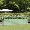 vidaXL Planter Pastel Green 385 x 50 x 77 cm Galvanised Steel
