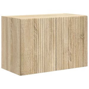 vidaXL TV Wall Cabinet 59.5 x 31 x 40 cm Sonoma Oak Engineered Wood