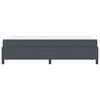 vidaXL Bed Frame with Mattress Dark Grey 120 x 190 cm Fabric