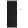 vidaXL Venetian Blind Black 55 x 160 cm 35 mm Solid Paulownia Wood