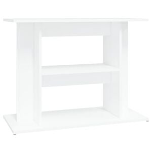 vidaXL Aquarium Stand White 80x35x60 cm Engineered Wood