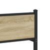 vidaXL Metal Bed Frame without Mattress Sonoma Oak 80x200 cm