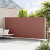 vidaXL Patio Retractable Side Awning 200x600 cm Brown