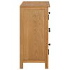 vidaXL Cupboard 70x35x75 cm Solid Oak Wood