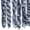 vidaXL Insect Curtain Blue, White and Silver 90x220 cm Chenille