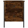 vidaXL Bedside Cabinets 2 pcs Smoked Oak 40x42x50 cm Engineered Wood