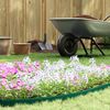 vidaXL Lawn Edgings Green 2000 x 4 x 5 cm Plastic