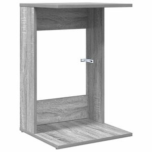 vidaXL Side Table Grey Sonoma 40 x 38 x 62.5 cm Engineered Wood