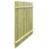 vidaXL Garden Fence Impregnated Pinewood 170x125 cm