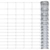 vidaXL Garden Fence Galvanised Steel 50x1.5 m Silver