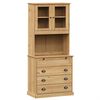 vidaXL Highboard VIGO 80x40x176 cm Solid Wood Pine