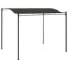 vidaXL Canopy | Set of 2 | Anthracite, Black | Steel, Polyester | Large