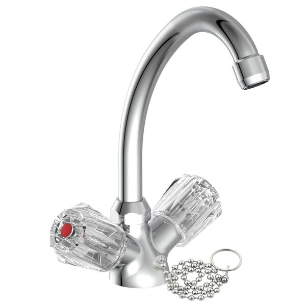 SCH&Uuml;TTE 2-Handle Basin Mixer SAVINO Chrome