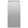 vidaXL Planter 40x80x80 cm Galvanised Steel