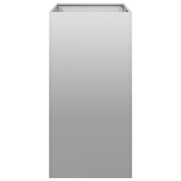 vidaXL Planter 40x80x80 cm Galvanised Steel