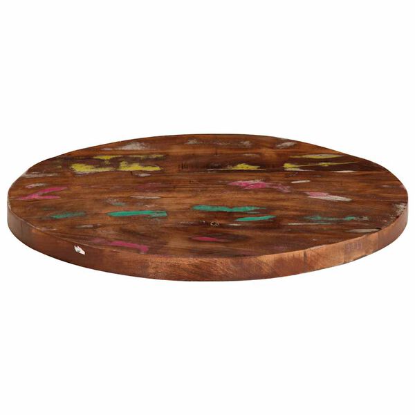 vidaXL Table Top &Oslash; 40x2.5 cm Round Solid Wood Reclaimed