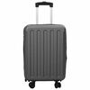 vidaXL Suitcase Folding Dark grey 34 x 23 x 55.5 cm ABS Plastic