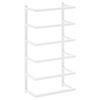 vidaXL Towel Rack White 24x12x48 cm Steel