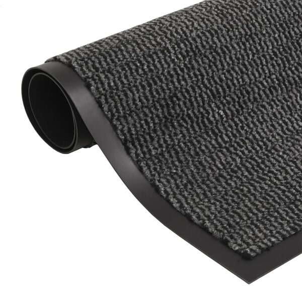 vidaXL Dust Control Mats 2 pcs Rectangular Tufted 40x60 cm Anthracite