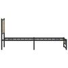 vidaXL Metal Bed Frame without Mattress Sonoma Oak 107x203 cm