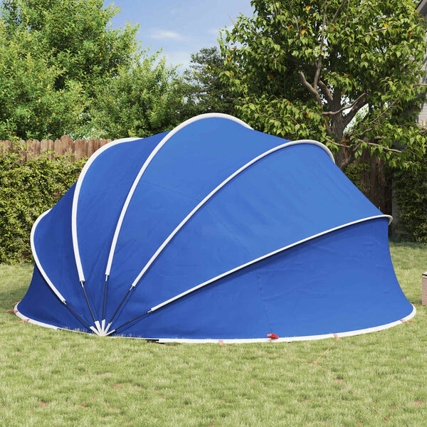 vidaXL Pool Dome Folding Manual Green 430 x 430 x 210 cm