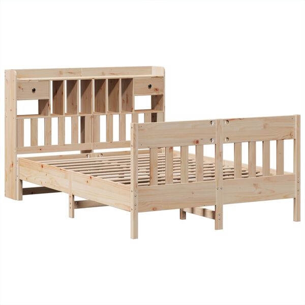 vidaXL Bed Frame without Mattress 160x200 cm Solid Wood Pine