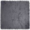 vidaXL Faux Sheepskin Rug Tafalla Anthracite 200 x 200 cm Polyester