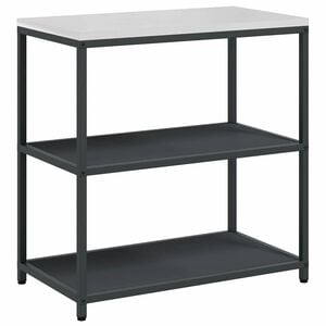 vidaXL Kitchen Storage with Shelf Anthracite 90 x 50 x 92 cm Steel
