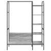 vidaXL Clothes Rack with Shelf Grey 120 x 44 x 160 cm Engineered Wood
