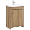 vidaXL Bathroom Furniture Set Artisan Oak 61 x 40 x 84.5 cm