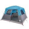 vidaXL Family Tent Cabin 6-Person Blue Waterproof
