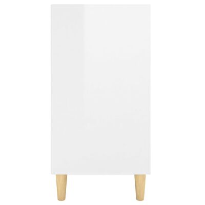 vidaXL Sideboard High Gloss White 103.5x35x70 cm Engineered Wood