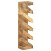 vidaXL Wine Rack for 5 Bottles Solid Mango Wood