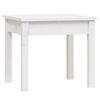 vidaXL Garden Bench White 50x44x45 cm Solid Wood Pine