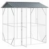 vidaXL Bird Cage Anthracite 215 x 208 x 247 cm Galvanised steel