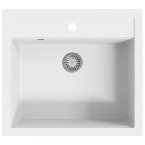 vidaXL Kitchen sinks Granite White