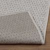 vidaXL Area Rugs Square LUGO Cream 240 x 240 cm Polyester